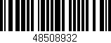 Código de barras (EAN, GTIN, SKU, ISBN): '48508932'