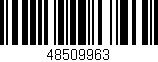 Código de barras (EAN, GTIN, SKU, ISBN): '48509963'