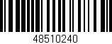Código de barras (EAN, GTIN, SKU, ISBN): '48510240'