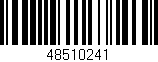 Código de barras (EAN, GTIN, SKU, ISBN): '48510241'