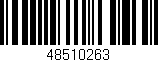 Código de barras (EAN, GTIN, SKU, ISBN): '48510263'
