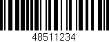 Código de barras (EAN, GTIN, SKU, ISBN): '48511234'