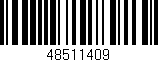 Código de barras (EAN, GTIN, SKU, ISBN): '48511409'