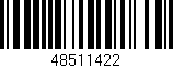 Código de barras (EAN, GTIN, SKU, ISBN): '48511422'