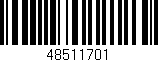 Código de barras (EAN, GTIN, SKU, ISBN): '48511701'