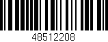 Código de barras (EAN, GTIN, SKU, ISBN): '48512208'