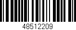 Código de barras (EAN, GTIN, SKU, ISBN): '48512209'