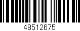 Código de barras (EAN, GTIN, SKU, ISBN): '48512675'