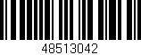 Código de barras (EAN, GTIN, SKU, ISBN): '48513042'