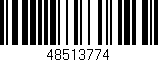 Código de barras (EAN, GTIN, SKU, ISBN): '48513774'