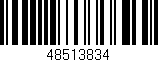 Código de barras (EAN, GTIN, SKU, ISBN): '48513834'