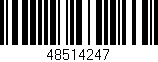 Código de barras (EAN, GTIN, SKU, ISBN): '48514247'