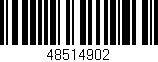 Código de barras (EAN, GTIN, SKU, ISBN): '48514902'