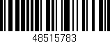 Código de barras (EAN, GTIN, SKU, ISBN): '48515783'