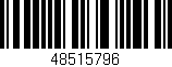 Código de barras (EAN, GTIN, SKU, ISBN): '48515796'