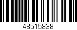 Código de barras (EAN, GTIN, SKU, ISBN): '48515838'