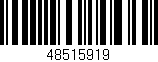 Código de barras (EAN, GTIN, SKU, ISBN): '48515919'