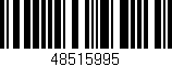 Código de barras (EAN, GTIN, SKU, ISBN): '48515995'