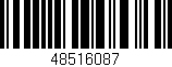 Código de barras (EAN, GTIN, SKU, ISBN): '48516087'