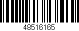 Código de barras (EAN, GTIN, SKU, ISBN): '48516165'