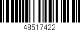 Código de barras (EAN, GTIN, SKU, ISBN): '48517422'