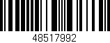 Código de barras (EAN, GTIN, SKU, ISBN): '48517992'