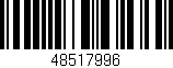 Código de barras (EAN, GTIN, SKU, ISBN): '48517996'