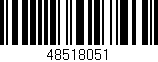 Código de barras (EAN, GTIN, SKU, ISBN): '48518051'