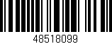 Código de barras (EAN, GTIN, SKU, ISBN): '48518099'