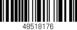 Código de barras (EAN, GTIN, SKU, ISBN): '48518176'
