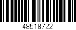 Código de barras (EAN, GTIN, SKU, ISBN): '48518722'