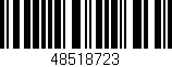 Código de barras (EAN, GTIN, SKU, ISBN): '48518723'