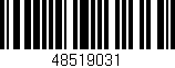 Código de barras (EAN, GTIN, SKU, ISBN): '48519031'