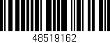 Código de barras (EAN, GTIN, SKU, ISBN): '48519162'