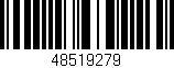 Código de barras (EAN, GTIN, SKU, ISBN): '48519279'