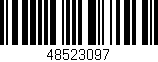 Código de barras (EAN, GTIN, SKU, ISBN): '48523097'