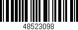 Código de barras (EAN, GTIN, SKU, ISBN): '48523098'