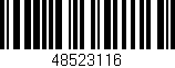 Código de barras (EAN, GTIN, SKU, ISBN): '48523116'