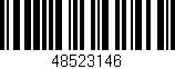 Código de barras (EAN, GTIN, SKU, ISBN): '48523146'