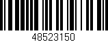 Código de barras (EAN, GTIN, SKU, ISBN): '48523150'