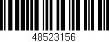 Código de barras (EAN, GTIN, SKU, ISBN): '48523156'