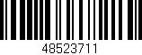 Código de barras (EAN, GTIN, SKU, ISBN): '48523711'