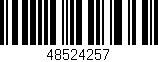 Código de barras (EAN, GTIN, SKU, ISBN): '48524257'