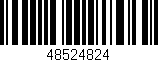 Código de barras (EAN, GTIN, SKU, ISBN): '48524824'