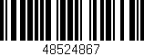 Código de barras (EAN, GTIN, SKU, ISBN): '48524867'