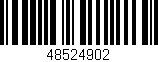 Código de barras (EAN, GTIN, SKU, ISBN): '48524902'