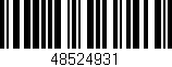 Código de barras (EAN, GTIN, SKU, ISBN): '48524931'