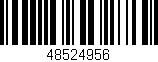 Código de barras (EAN, GTIN, SKU, ISBN): '48524956'