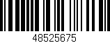 Código de barras (EAN, GTIN, SKU, ISBN): '48525675'