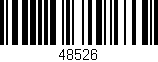 Código de barras (EAN, GTIN, SKU, ISBN): '48526'